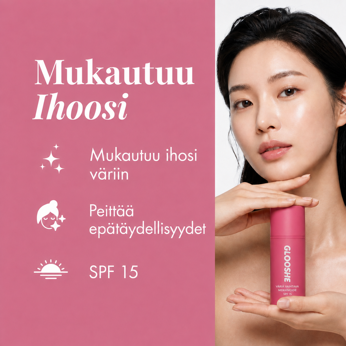 Mukautuva anti-age-meikkivoide